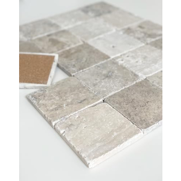 Handmade Noce Travertine Coasters Set of 4 Elegant & Practical