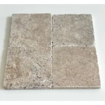 Handmade Noce Travertine Coasters Set of 4 Elegant & Practical