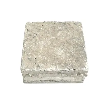 Handmade Noce Travertine Coasters Set of 4 Elegant & Practical
