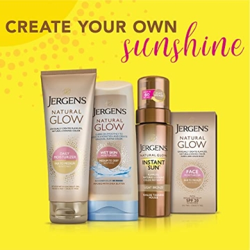 Sun-Kissed Glow with Jergens Natural Glow Self Tanner