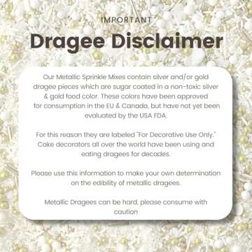 Wedding Bells Sprinkle Mix for Elegant Celebrations