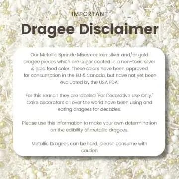 Wedding Bells Sprinkle Mix for Elegant Celebrations