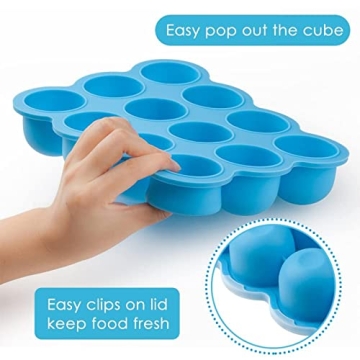 Samuelworld Baby Food Storage Container - BPA Free Silicone Tray