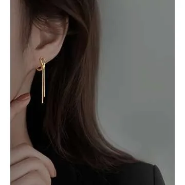 Stylish SLUYNZ Sterling Silver Hoop Earrings for Women