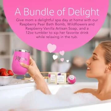 Mom Spa Gift Basket - Pampering Self Care Gift Set