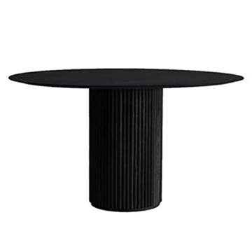NIUYAO 35.5" Round Solid Wood Dining Table - Modern Elegance
