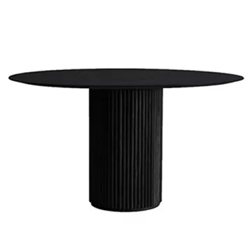 NIUYAO 35.5" Round Solid Wood Dining Table - Modern Elegance