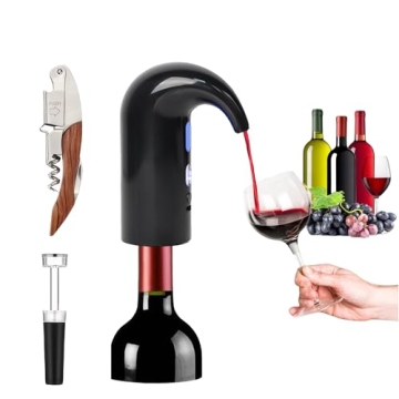 Electric Wine Aerator & Decanter Pump Dispenser Set - Perfect Gift!