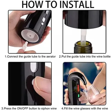 Electric Wine Aerator & Dispenser Gift Set - Perfect Choice