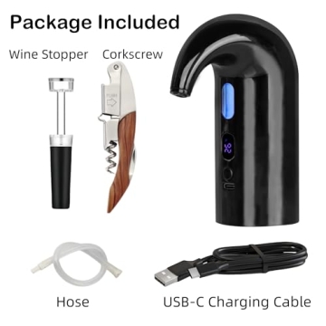 Electric Wine Aerator & Dispenser Gift Set - Perfect Choice