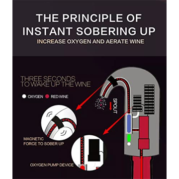 Electric Wine Aerator & Dispenser Gift Set - Perfect Choice