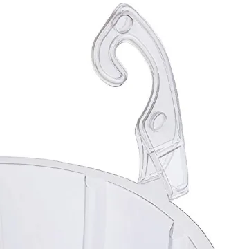 Idyllize 10 Inch Clear Plant Saucers for Easy Plant Care