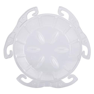 Idyllize 10 Inch Clear Plant Saucers for Easy Plant Care