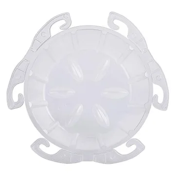 Idyllize 10 Inch Clear Plant Saucers for Easy Plant Care