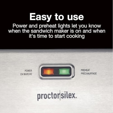 Proctor Silex Sandwich Maker - Perfect Grilled Sandwiches