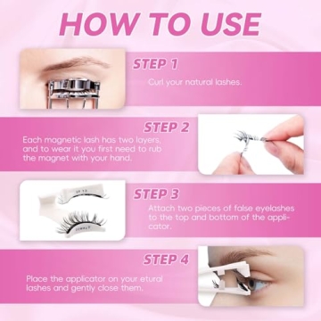 FADLASH Magnetic Eyelashes Reusable Kit No Glue Needed