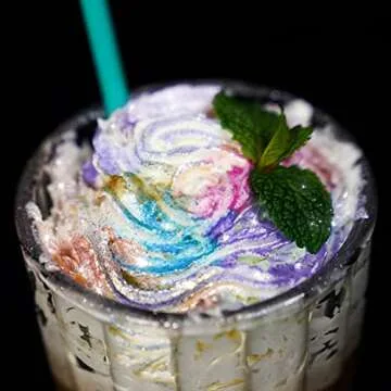 NiHome Edible Food-Grade Glimmer Powder Glitter Luster Dust Metallic Food Decorating Sprinkle Glimmery Dust for Drink Wine Beverage Cake Candy Dessert Bakery Restaurant Vegan (0.18oz/5g, Purple)