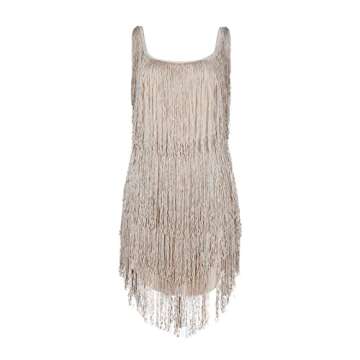 EKVAHL Sequin Dress for Women Sexy Dresses for Women Evening Part Dress Fashion Sexy Classic Sleeveless Sling Tassel Sparkly Elegant Dress Short Skirt Purple Gold Silver Black Yellow Pink