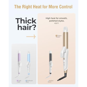 Compact Dual Voltage Travel Curling Iron for Every Getaway