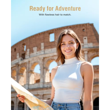 Compact Dual Voltage Travel Curling Iron for Every Getaway