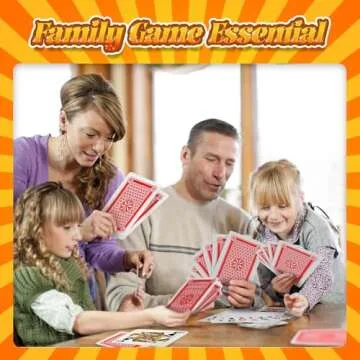 SeptCity Jumbo Playing Cards, Super Big Giant Game Theme Full Deck Huge Poker Oversize Decorations of Magic Party Fun for All Ages (1 Pack) (4 Times)