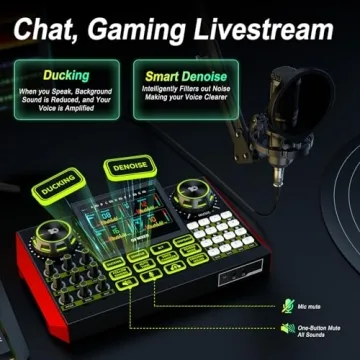 G9 Podcast Equipment Bundle with 3.5mm Condenser Microphone