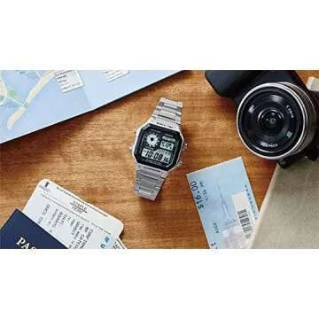 Casio F108WH Digital Watch with Illuminator & Alarm