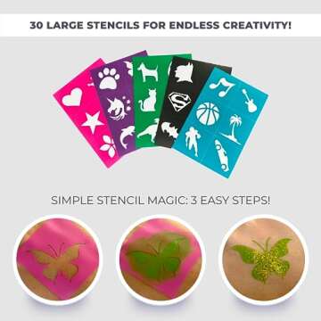 Zenovika Face Painting Kit for Kids - 26 Colors Face Paint Kit, Non-Toxic and Hypoallergenic, Stencils, Book, and Professional Halloween Makeup Kit - Safe and Easy to Use Face Paint Kit for Kids