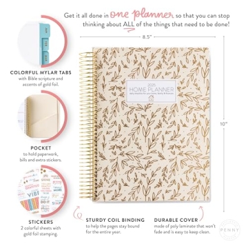 Home Planner 2025 Your Daily Organizer with Checklists