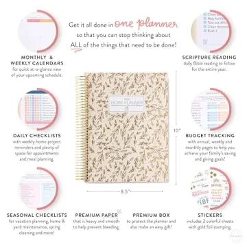 Home Planner 2025 Your Daily Organizer with Checklists
