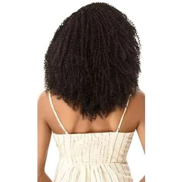 Outre Human Hair Blend Clip on Weave Premium Purple Pack Big Beautiful Hair Clip-In 4C Coily Fro 10" 9Pcs (JBLK)