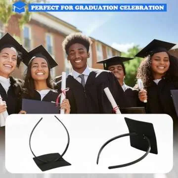 Stylish GIURKUU Graduation Cap Headband for Graduates
