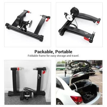 Sportneer Indoor Bike Trainer - Adjustable Resistance Stand
