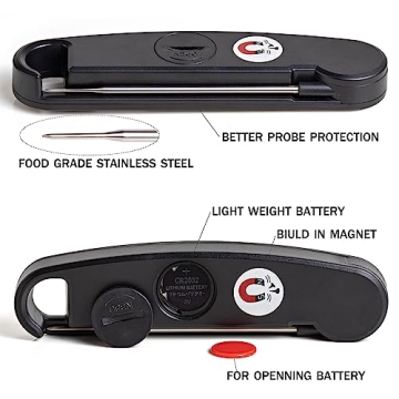 Digital Meat Thermometer for Perfect Cooking and Grilling