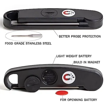 Digital Meat Thermometer for Perfect Cooking and Grilling