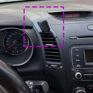 Toiumops Car Phone Holder for Kia K3/2013-2017, Car Phone Holder Special Fixed Bracket Base Stand