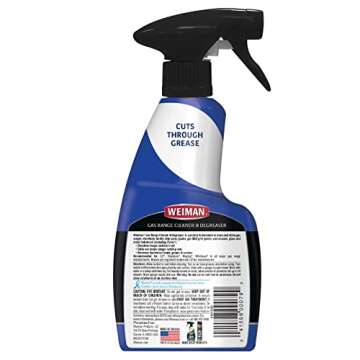 Weiman Gas Range Cleaner and Degreaser for Effortless Deep Cleaning