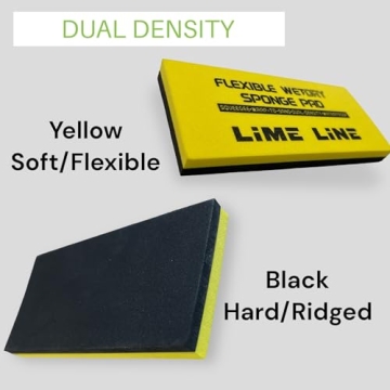 LiME LiNE Flexible Sanding Sponge Pad for Wet or Dry Use