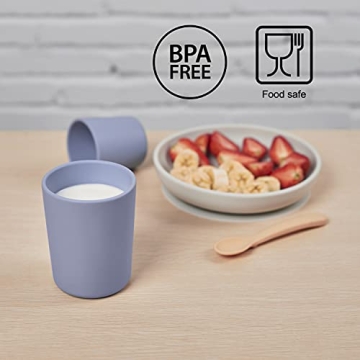 Silicone Baby Cup Set - Safe & Shatter-Proof for Toddlers