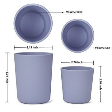 Silicone Baby Cup Set - Safe & Shatter-Proof for Toddlers