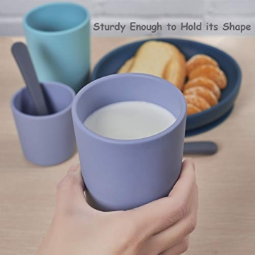 Silicone Baby Cup Set - Safe & Shatter-Proof for Toddlers