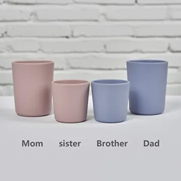 Silicone Baby Cup Set - Safe & Shatter-Proof for Toddlers