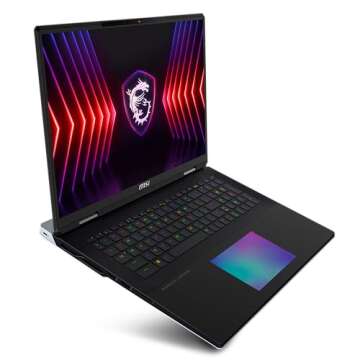 MSI Titan 18 HX 1” 120Hz MiniLED UHD+ Gaming Laptop: Intel Core i9-14900HX, NVIDIA Geforce RTX 4090, 128GB DDR5, 4TB NVMe SSD, 2X Thunderbolt 4, Cooler Boost 5, Win 11 Pro: Black A14VIG-036US