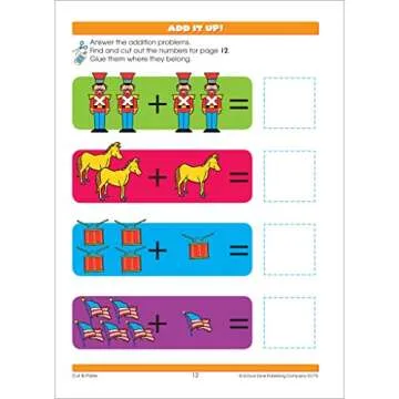 School Zone Cut & Paste Workbook for Ages 3-5