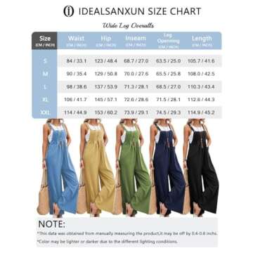 IDEALSANXUN Maternity Romper Jumpsuits Oversized Comfy Overalls for Women Loose Fit Wide Leg Linen Romper, Army, L