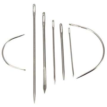 Sewing Needle Set with Waxed Thread and Tools