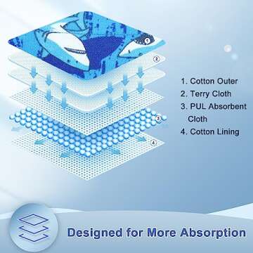 MooMoo Baby Training Underwear for Boys and Girls 8 Packs Absorbent Toddler Training Pants for Boys and Girls 4T