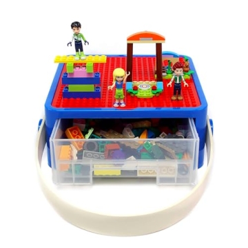 Bins & Things Lego Storage, Bin Box Organizer - Kids Toy Storage Containers - Small Brick Shaped Tub...