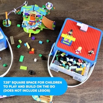 Compact Bins & Things Lego Organizer - Ideal for Travel