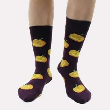 BLBJYPZX Fun Halloween Socks for All Ages - Cute Novelty